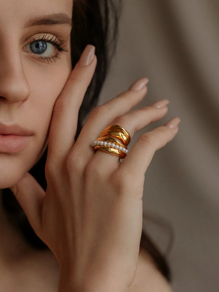 Bora Bora stackable rings - Large